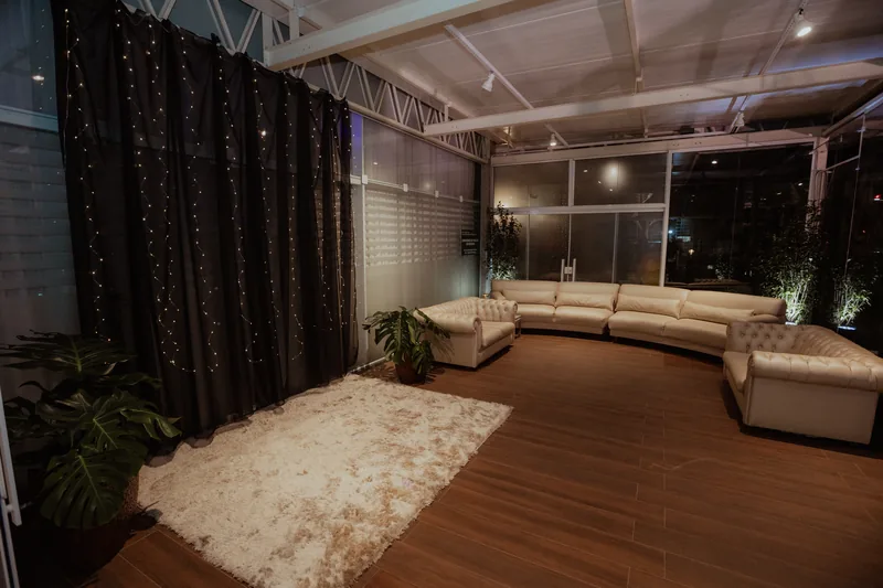 Lounge para encontros e networking